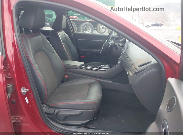 KMHL44J21PA303362 2023 HYUNDAI SONATA Red Սալոնի դիմացի տեսք