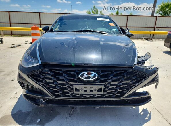 KMHL44J21PA326950 2023 HYUNDAI SONATA Black Դիմացի տեսք