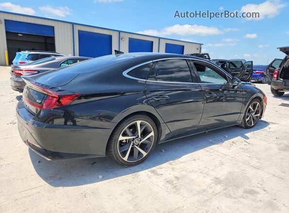 KMHL44J21PA326950 2023 HYUNDAI SONATA Black Հետևի աջ