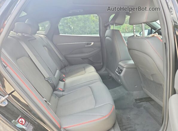 KMHL44J23PA272129 2023 HYUNDAI SONATA Black Rear seats view