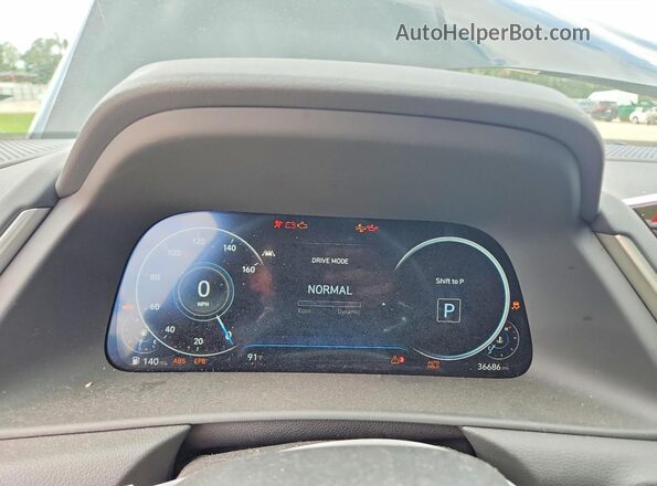 KMHL44J23PA272129 2023 HYUNDAI SONATA Black Instrument cluster view