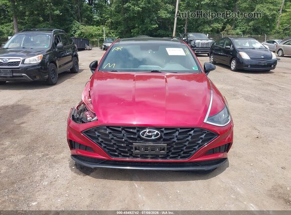 KMHL44J23PA272924 2023 HYUNDAI SONATA Красный Вид щитка приборов
