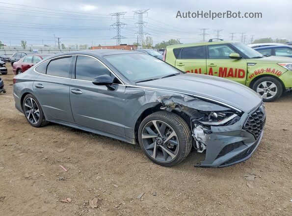 KMHL44J23PA311253 2023 HYUNDAI SONATA Gray Delantero derecho