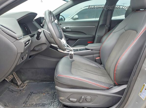 KMHL44J23PA311253 2023 HYUNDAI SONATA Gray Vista interior delantera