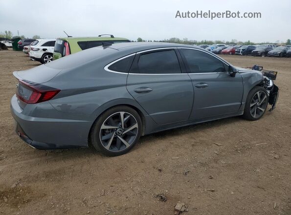 KMHL44J23PA311253 2023 HYUNDAI SONATA Gray Trasero derecho