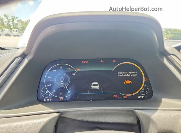 KMHL44J23PA327209 2023 HYUNDAI SONATA White Սարքավորումների վահանակի տեսք