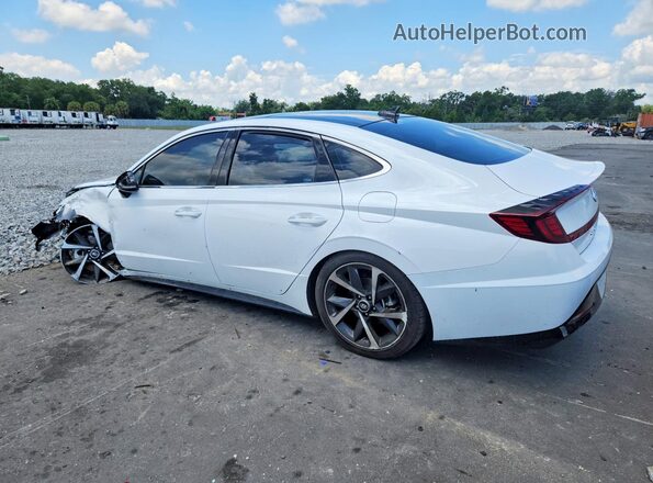 KMHL44J23PA327209 2023 HYUNDAI SONATA White Հետևի ձախ