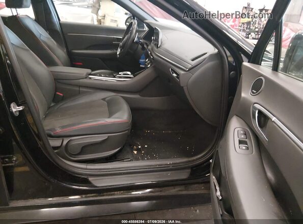 KMHL44J26PA287000 2023 HYUNDAI SONATA Black Front interior view