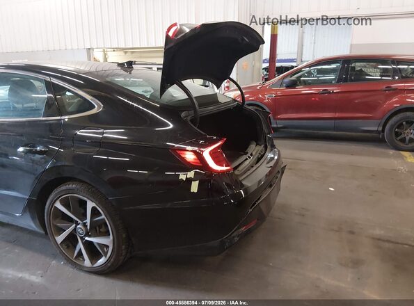 KMHL44J26PA287000 2023 HYUNDAI SONATA Black Front view