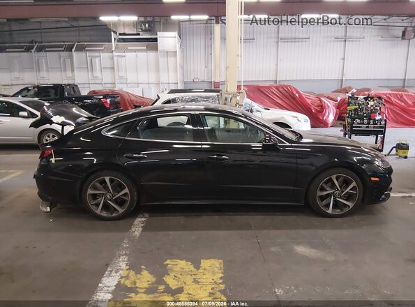 KMHL44J26PA287000 2023 HYUNDAI SONATA Black Rear interior view