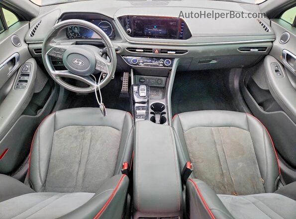 KMHL44J27NA223917 2022 HYUNDAI SONATA Серый Вид панели приборов