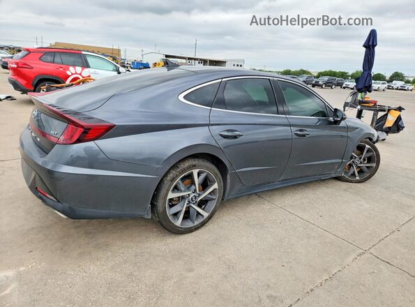 KMHL44J27NA223917 2022 HYUNDAI SONATA Серый Задняя правая четверть
