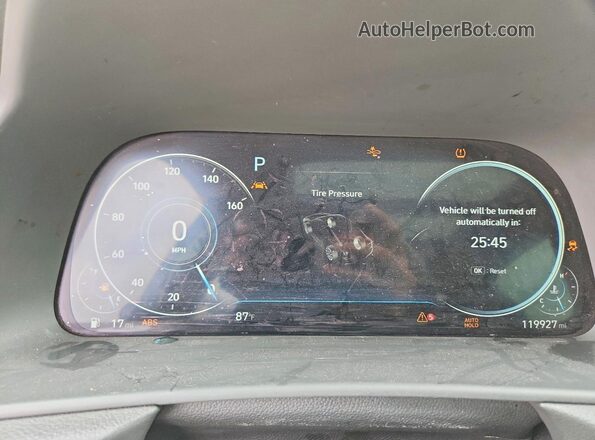KMHL44J27NA223917 2022 HYUNDAI SONATA Серый Вид щитка приборов