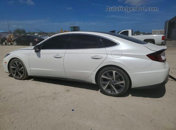 KMHL44J28NA240936 2022 HYUNDAI SONATA White Tył lewy