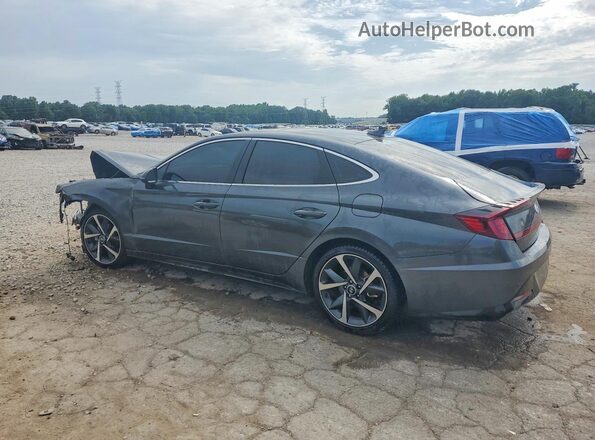 KMHL44J2XNA225466 2022 HYUNDAI SONATA Black Rear left