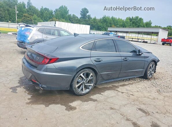 KMHL44J2XNA225466 2022 HYUNDAI SONATA Black Rear right