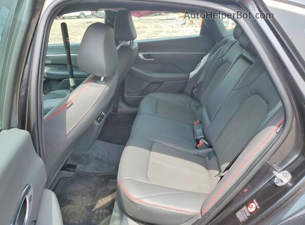 KMHL44J2XPA258311 2023 HYUNDAI SONATA Charcoal Հետևի նստատեղերի տեսք