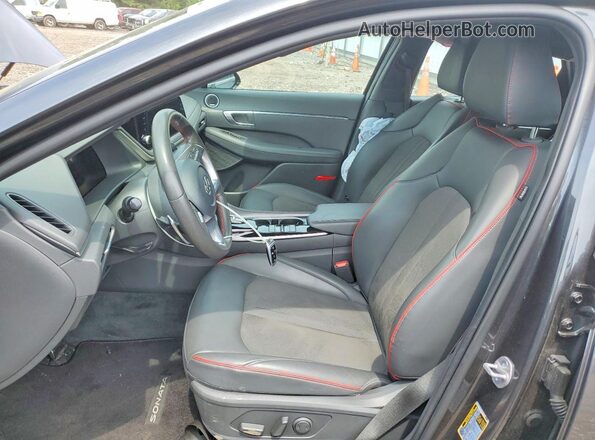 KMHL44J2XPA258311 2023 HYUNDAI SONATA Charcoal Սալոնի դիմացի տեսք