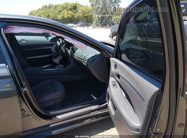 KMHL44J2XPA283869 2023 HYUNDAI SONATA Gray Front interior view