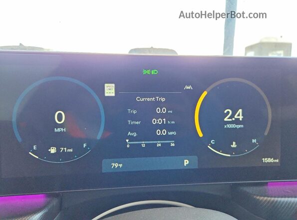 KMHL54JC0TA560741 2026 HYUNDAI SONATA Charcoal ხელსაწყოთა პანელის ხედი