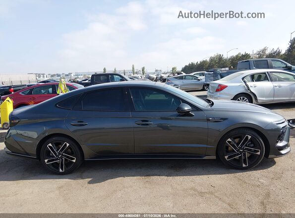 KMHL54JC2RA353731 2024 HYUNDAI SONATA Gray Rear interior view