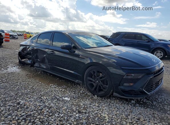 KMHL54JC2RA365362 2024 HYUNDAI SONATA Черный Передняя правая четверть