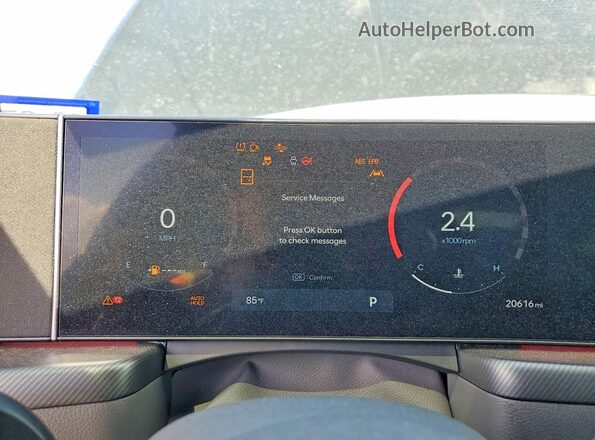 KMHL54JC2RA365362 2024 HYUNDAI SONATA Черный Вид щитка приборов