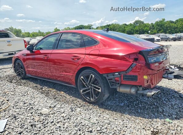 KMHL54JC2RA373705 2024 HYUNDAI SONATA Red Задня ліва чверть