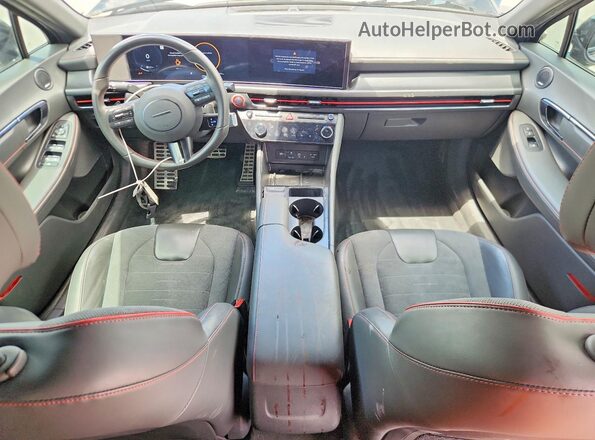 KMHL54JC2RA420702 2024 HYUNDAI SONATA Черный Вид панели приборов