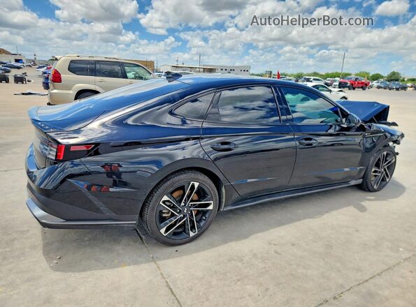 KMHL54JC2RA420702 2024 HYUNDAI SONATA Черный Задняя правая четверть
