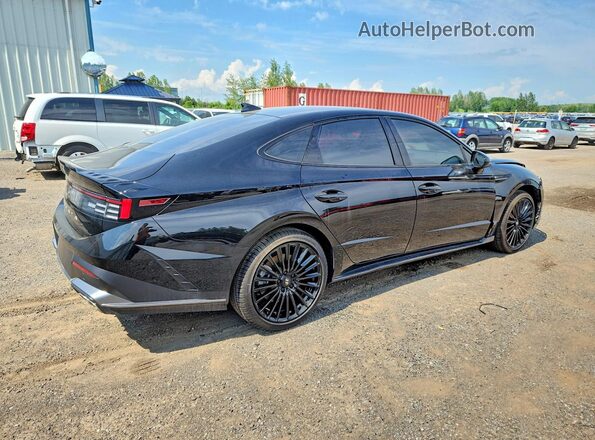 KMHL54JC2SA505769 2025 HYUNDAI SONATA Black Задня права чверть