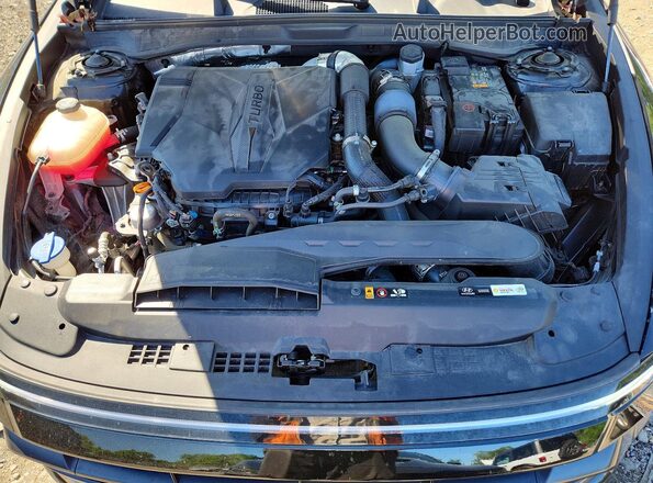 KMHL54JC3RA370571 2024 HYUNDAI SONATA Black Вид задньої частини салону