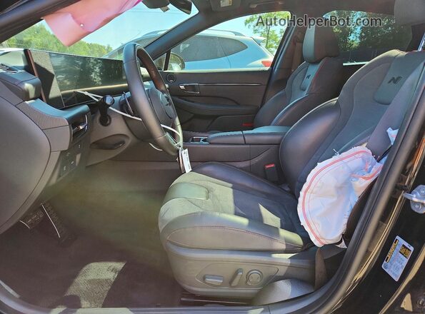 KMHL54JC3RA370571 2024 HYUNDAI SONATA Black Вид салону спереду