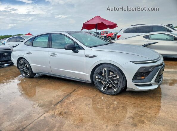 KMHL54JC5RA387145 2024 HYUNDAI SONATA Серебряный Передняя правая четверть