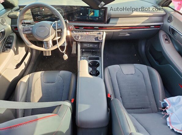 KMHL54JC7RA351456 2024 HYUNDAI SONATA Charcoal Vista del salpicadero