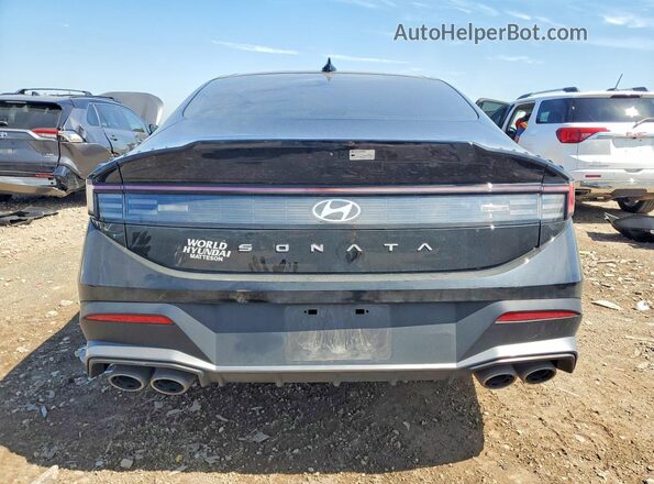 KMHL54JC8SA488573 2025 HYUNDAI SONATA Black Հետևի տեսք