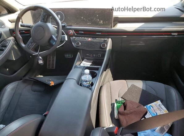 KMHL54JC8SA488573 2025 HYUNDAI SONATA Black Առջևի վահանակի տեսք