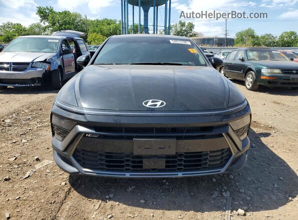 KMHL54JC8SA488573 2025 HYUNDAI SONATA Black Դիմացի տեսք