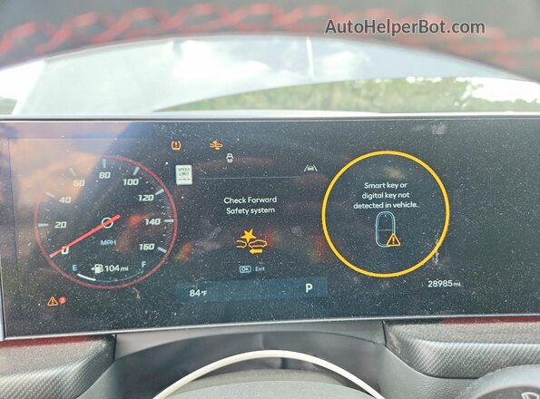 KMHL54JC9RA373913 2024 HYUNDAI SONATA Gray Instrument cluster view