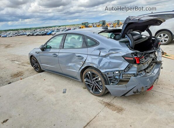 KMHL54JCXRA352858 2024 HYUNDAI SONATA Gray Հետևի ձախ