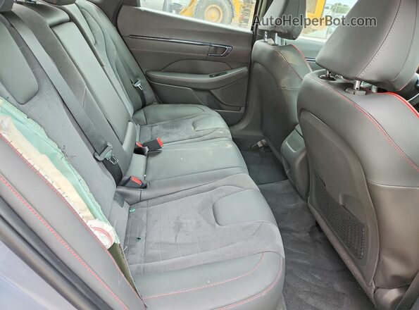 KMHL54JCXRA352858 2024 HYUNDAI SONATA Gray Հետևի նստատեղերի տեսք