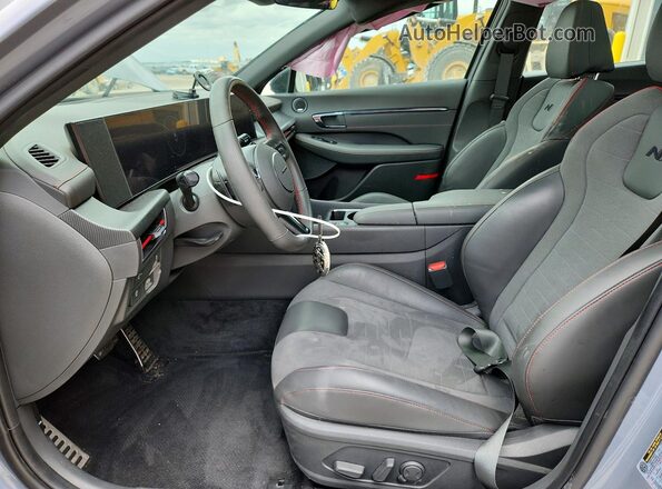 KMHL54JCXRA352858 2024 HYUNDAI SONATA Gray Սալոնի դիմացի տեսք