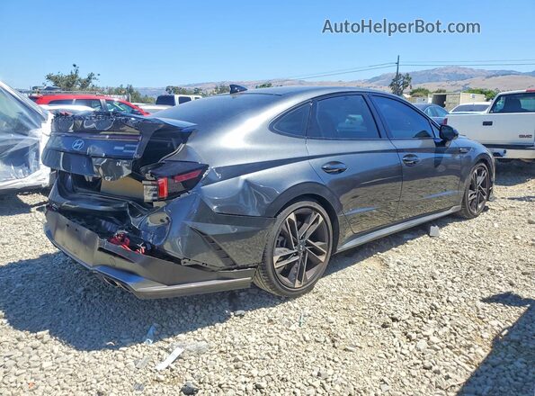 KMHL54JCXRA393944 2024 HYUNDAI SONATA Gray უკანა მარჯვენა