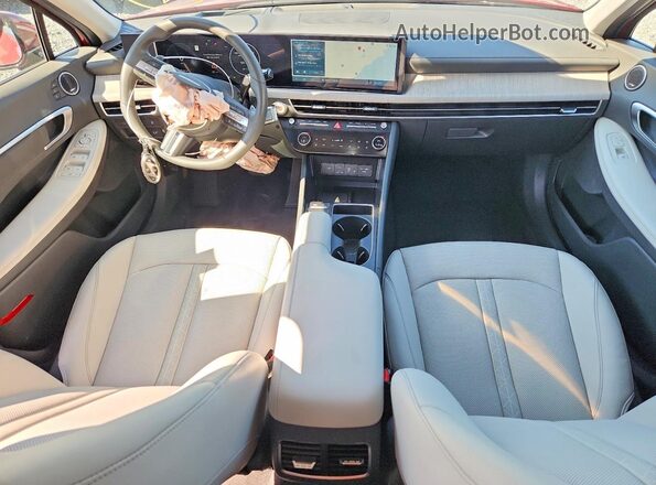 KMHL54JJ0SA119933 2025 HYUNDAI SONATA Red წინა პანელის ხედი