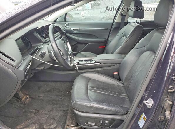 KMHL54JJ2PA080267 2023 HYUNDAI SONATA Синий Вид салона спереди