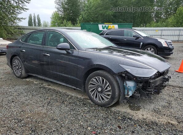 KMHL54JJ2PA080267 2023 HYUNDAI SONATA Синий Передняя правая четверть