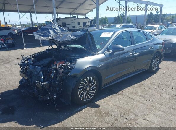 KMHL54JJ3PA072775 2023 HYUNDAI SONATA HYBRID Gray Przód lewy