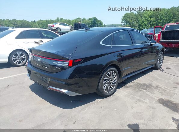 KMHL54JJ3RA091717 2024 HYUNDAI SONATA HYBRID Black Tył prawy