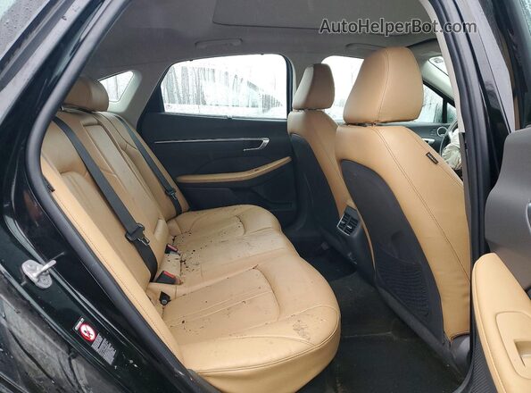 KMHL54JJ4PA079122 2023 HYUNDAI SONATA Black Հետևի նստատեղերի տեսք