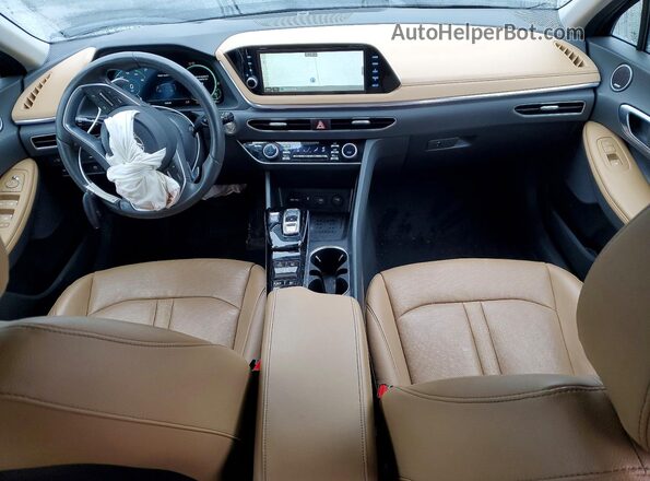 KMHL54JJ4PA079122 2023 HYUNDAI SONATA Black Առջևի վահանակի տեսք